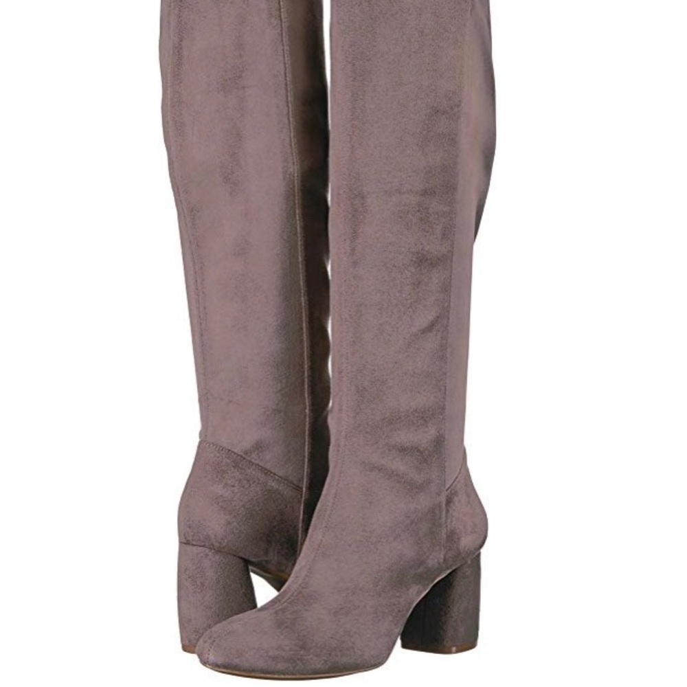 NWOT Nine West Knee High Pull-On Grey Boots